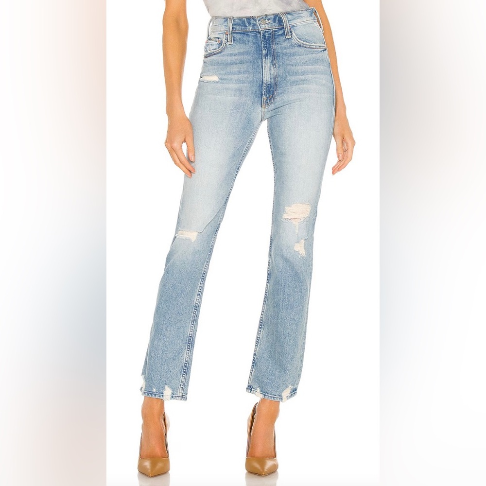 COPY - Revolve MOTHER High Waisted Rider Skimp Jeans in Confession (EUC)